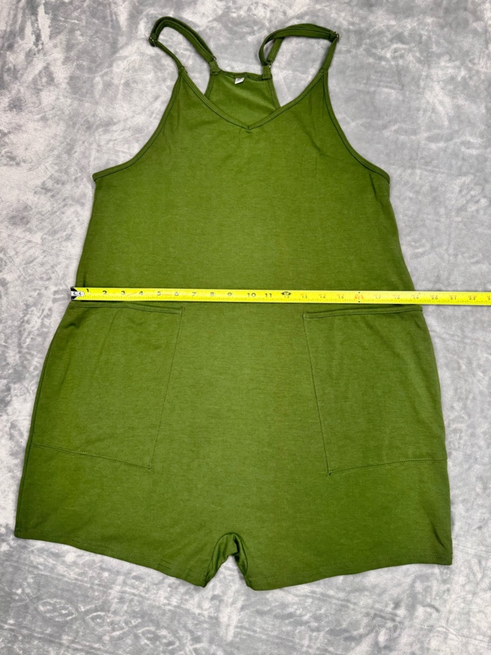 Amazon Green Sleeveless Romper - Picture 5 of 5